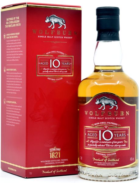 Wolfburn 10 Jahre Sherry Casks 46% vol.