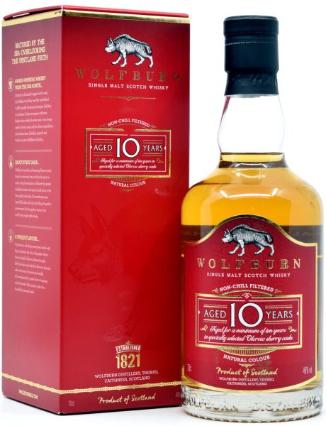 Wolfburn 10 Jahre Sherry Casks 46% vol.