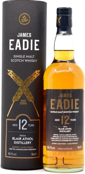 Blair Athol 12 Jahre 2008/2021 1st Fill Amontillado Sherry James Eadie 55,7% vol.