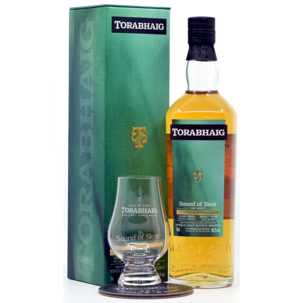Torabhaig Sound of Sleat Batch Strength 60,2% vol. + Glencairn &amp; Untersetzer gratis