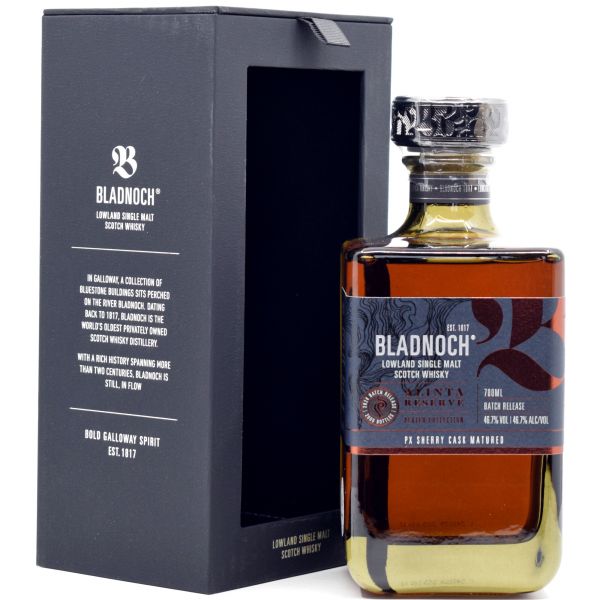 Bladnoch peated Alinta Reserve 100% PX Sherry Cask exclusive for Germany 46,7% vol.