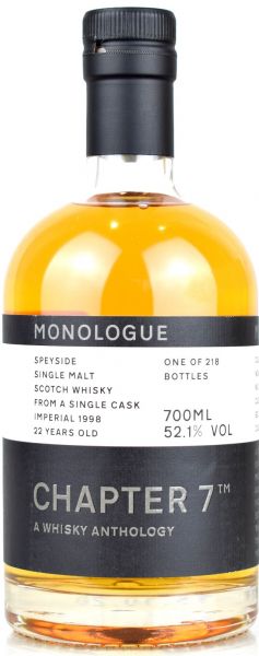 Imperial 22 Jahre 1998/2020 Chapter 7 MONOLOGUE #9 52,1% vol.