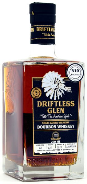 Driftless Glen Single Barrel Straight Bourbon Whiskey #2918 for N10 60% vol.