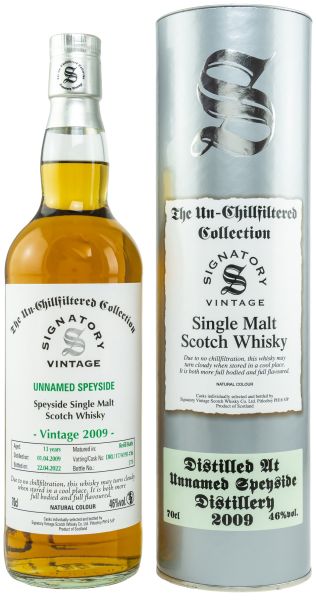 Unnamed Speyside 13 Jahre 2009/2022 SV Un-Chillfiltered Collection #Dru 17/A195#36