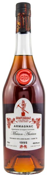 Aurian Armagnac 1995/2022 GrapeDiggaz by WDC & Kirsch 48,9% vol.