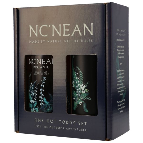 Nc’nean Hot Toddy Set - Organic Single Malt + Nc’nean Thermo-Trinkflasche