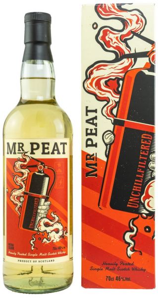 Mr. Peat Heavily Peated Single Malt Whisky 46% vol.