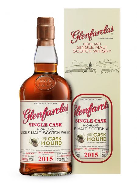 Glenfarclas 11 Jahre 2005/2026 1st Fill Sherry Single Cask #2121 for The Caskhound 60,8% vol.