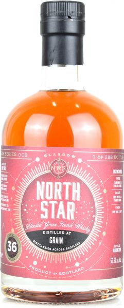 Blended Grain 36 Jahre 1982/2019 North Star Spirits #008 52,5% vol.