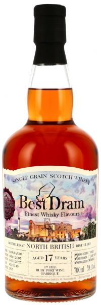 North British 17 Jahre 2007/2025 1st Fill Ruby Port Best Dram 59,1% vol.