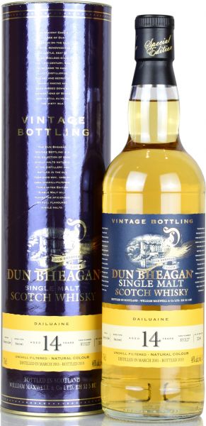 Dailuaine 14 Jahre 2005/2019 Dun Bheagan 46% vol.