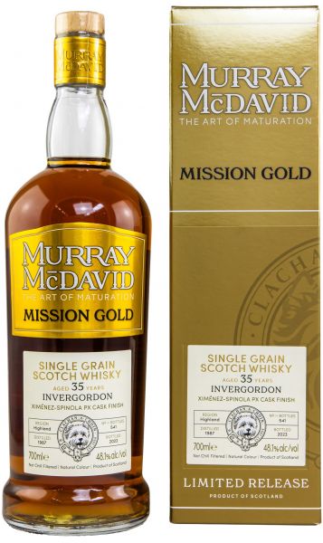 Invergordon 35 Jahre 1987/2023 1st Fill PX Sherry Cask Murray McDavid 48,1% vol.