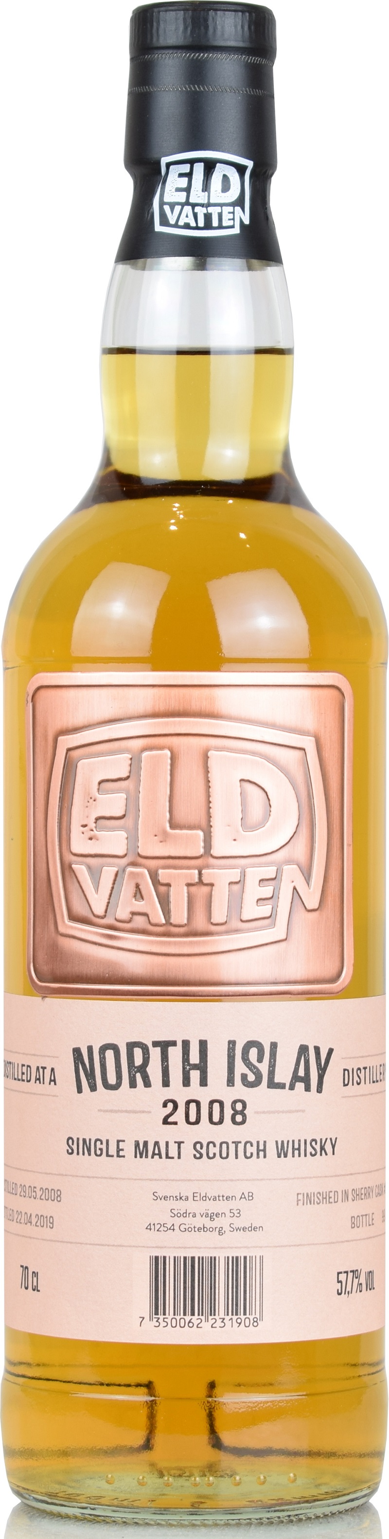 North Islay 10 Jahre 08 19 Px Sherry Svenska Eldvatten 57 7 Vol Hier Kaufen Deinwhisky De Dein Whisky Versand