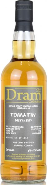 Tomatin 10 Jahre 2008/2018 Sherry Cask C&S Dram Collection #442 59,0% vol.