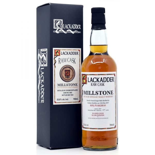 Millstone heavily peated 2017/2023 PX Sherry Cask #2625 Blackadder 53,6% vol.