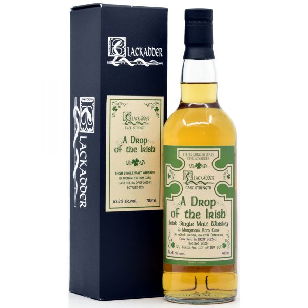 A Drop of Irish 2025 Ex-Monymusk Rum Cask Blackadder Cask Strength 57,5% vol.