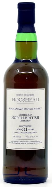 North British 31 Jahre 1991/2023 Hogshead Imports 46,7% vol
