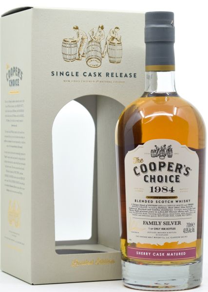 Cooper’s Choice Family Silver 38 Jahre 1984/2022 1st Fill Oloroso 40,5% vol.