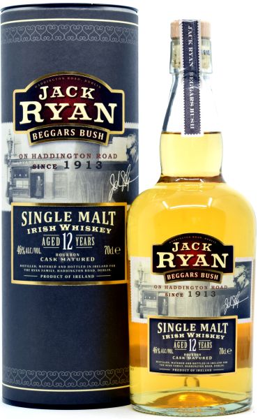 Jack Ryan 12 Jahre Irish Whiskey 46% vol.