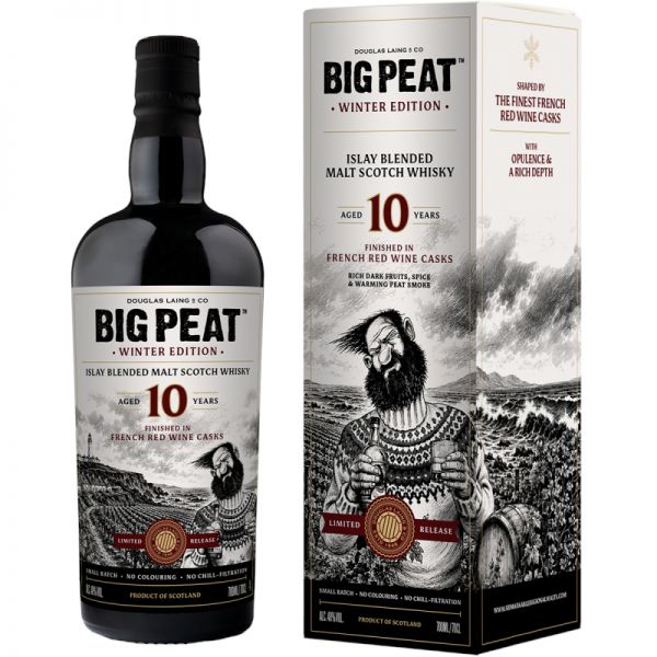 Big Peat 10 Jahre Winter Edition 2026 French Red Wine Cask 48% vol.