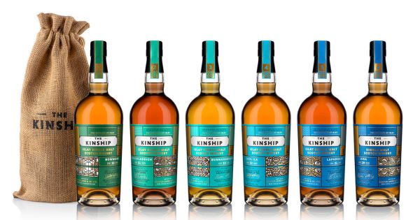 Kinship Series 2022 - Bunnahabhain 32y, Bruichladdich 31y, Caol Ila 32y, Laphroaig 31y, Bowmore 33y