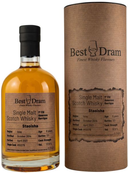Staoisha 2014/2021 Amarone Cask Best Dram 57,8% vol.