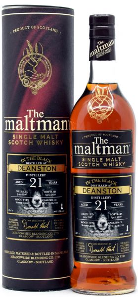 Deanston 21 Jahre 1997/2019 Sherry Cask The Maltman for Shinanoya 50,9% vol.