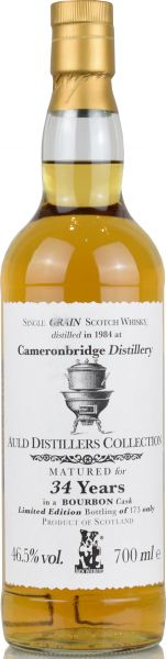 Cameronbridge 34 Jahre 1984 Jack Wiebers Auld Distillers Collection 46,5% vol.