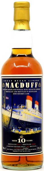 Macduff 10 Jahre 2011/2022 Sherry Cask Jack Wiebers Great Ocean Liners 52,5% vol.