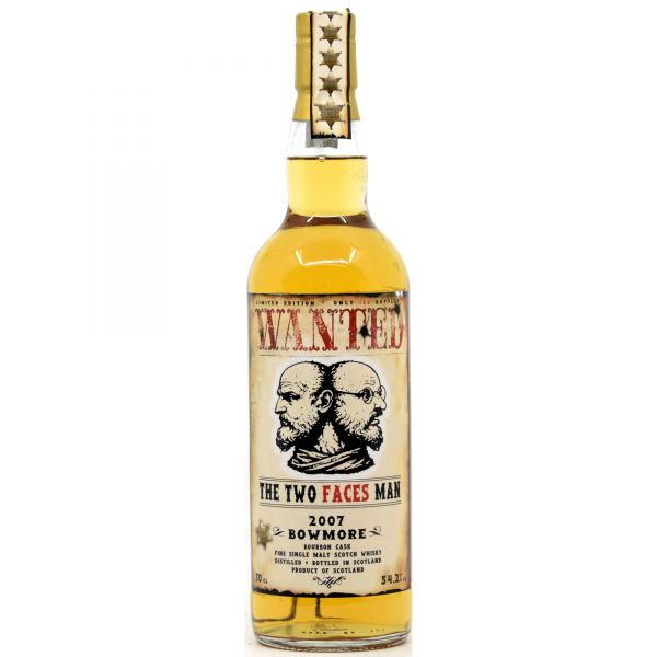 Bowmore 2007/2026 Bourbon Cask Jack Wiebers Wanted The Two Faces Man 54,2% vol.
