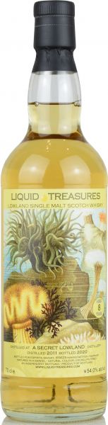 Secret Lowland Malt 8 Jahre 2011/2020 Liquid Treasures Living World 54% vol.