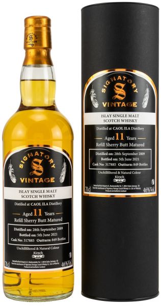 Caol Ila 11 Jahre 2009/2021 Signatory Vintage Un-Chillfiltered for Germany #317885