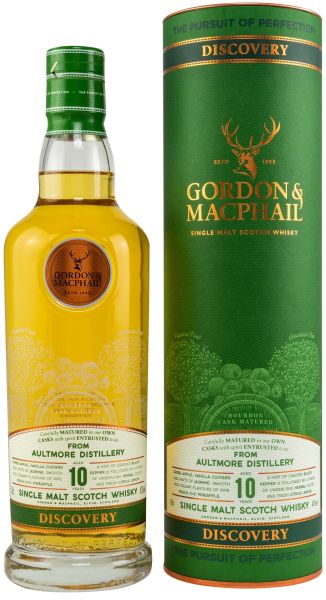 Aultmore 10 Jahre Bourbon Cask Gordon & MacPhail Discovery Range