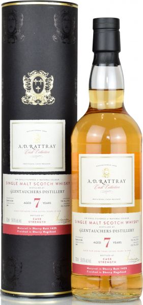 Glentauchers 7 Jahre 2011/2019 Sherry Cask A.D. Rattray 59,0% vol.