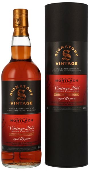 Mortlach 2014/2024 Bolgheri Red Wine Signatory Vintage Small Batch Edition #6 48,2% vol.