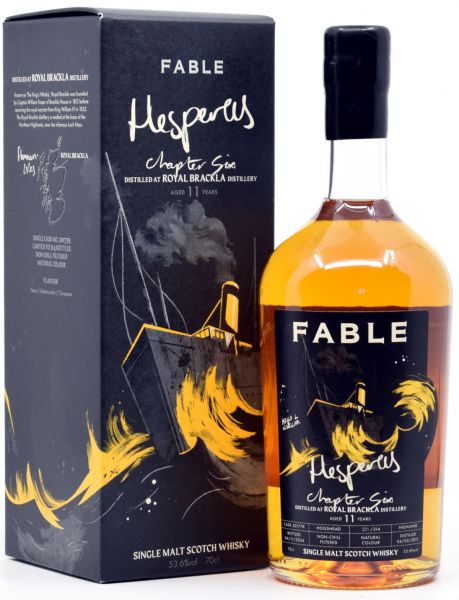 Royal Brackla 11 Jahre 2013/2024 Fable Chapter six Hesperus 53,6% vol.