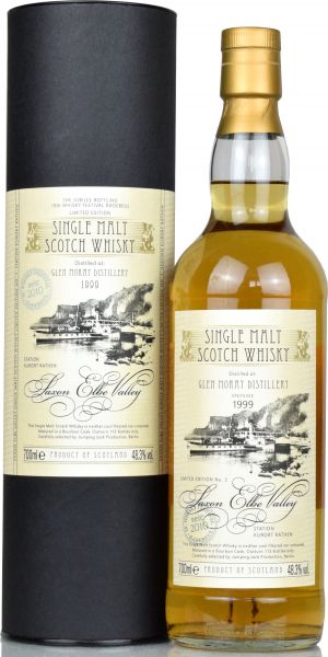 Glen Moray 19 Jahre 1999/2018 Jack Wiebers Saxon Elbe Valley „Kurort Rathen" 48,3% vol.