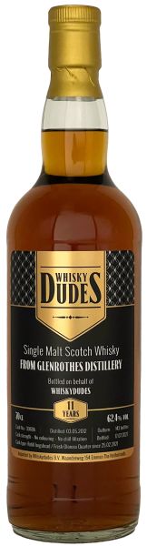 Glenrothes 11 Jahre 2012/2023 1st Fill Oloroso Sherry Cask Whiskydudes 62,4% vol.