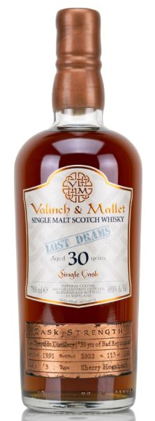 Speyside Distillery 30 Jahre 1991/2022 PX Sherry Cask Valinch & Mallet 49,8% vol.