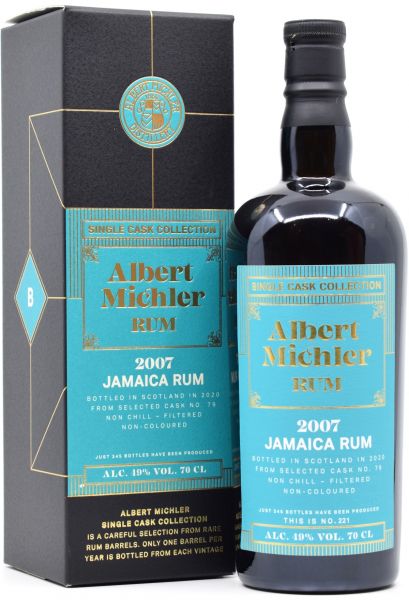 Jamaica Rum (Worthy Park) 2007/2020 Albert Michler Single Cask Collection Rum 49% vol.