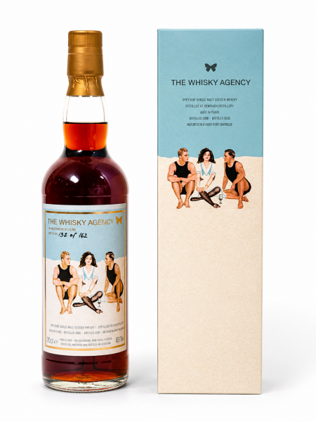 Benriach 16 Jahre 2010/2026 Ruby Port Cask The Whisky Agency 52% vol.