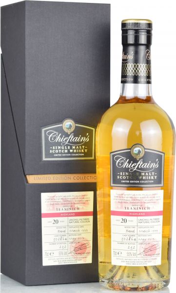 Teaninich 20 Jahre 1999/2019 Chieftain's 55,0% vol.