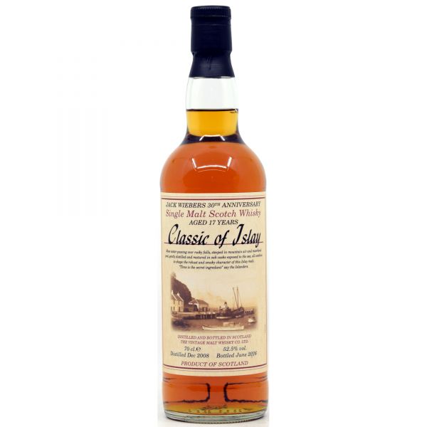 Classic of Islay 17 Jahre 2008/2026 30th Anniversary Jack Wiebers 52,5% vol.