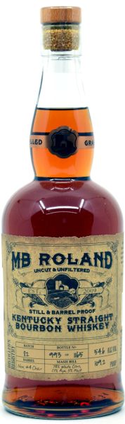 MB Roland Kentucky Straight Bourbon Whiskey Batch #82 54,6% vol.