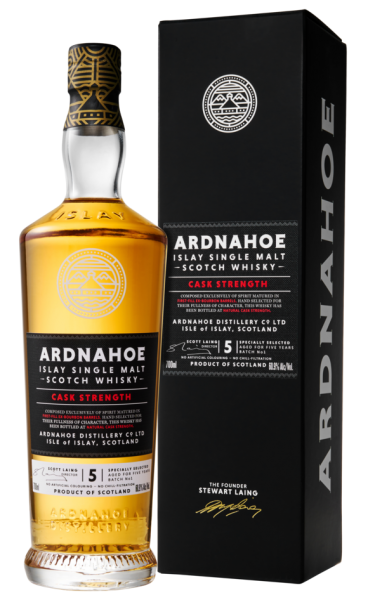 Ardnahoe 5 Jahre Cask Strength 60,9% vol.