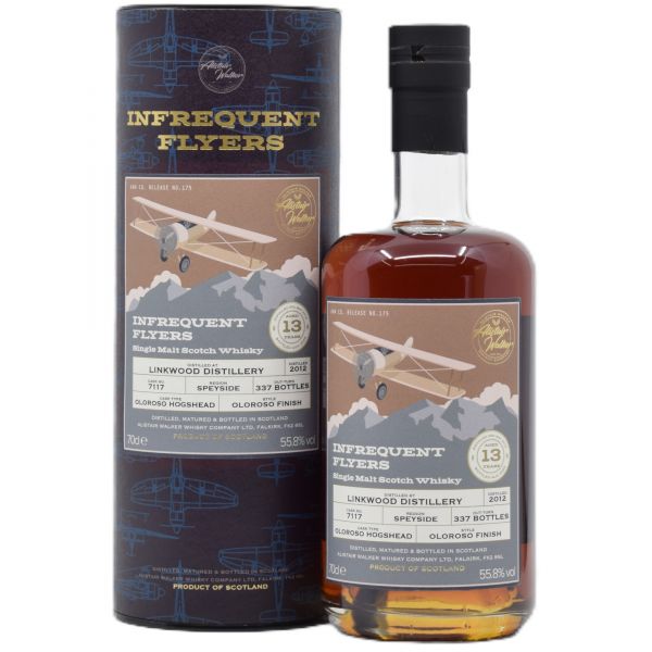 Linkwood 13 Jahre 2012/2025 Oloroso Sherry Alistair Walker Infrequent Flyers 55,8% vol.