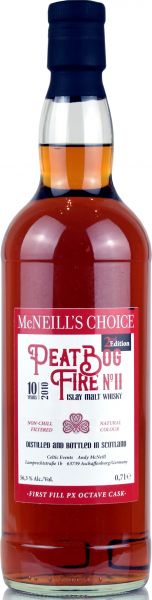Peat Bog Fire No. 2 Batch #2 10 Jahre 2010 1st Fill PX Sherry McNeill's Choice 56,3% vol.