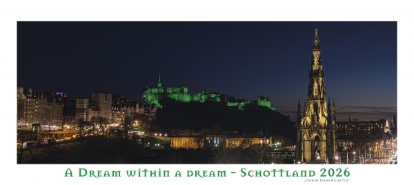 Wandkalender &quot;A Dream Within a Dream - Schottland 2026&quot;