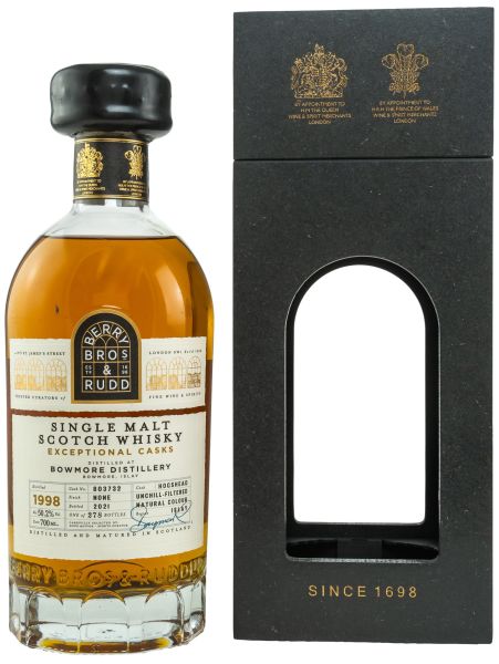 Bowmore 1998/2021 Berry Bros. & Rudd Exceptional Casks #803732 50,2% vol.