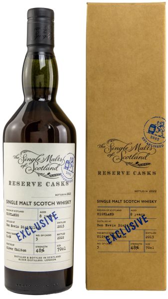 Ben Nevis 2013/2022 The Single Malts of Scotland Reserve Casks for germany 48% vol.